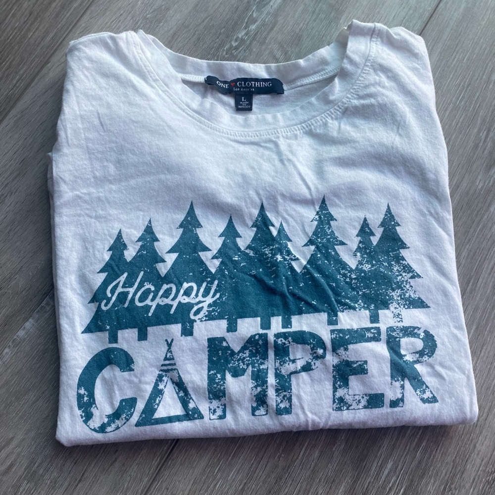 Happy Camper Crop Tee